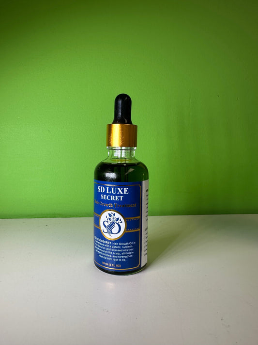 SD Luxe Secret hair growth oil bottle for fast hair growth and scalp nourishment